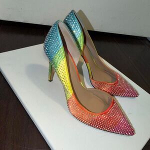 Rainbow crystal pumps - - SEE VIDEO !